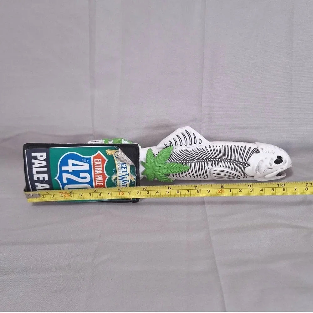 SweetWater Brewing‎ 420 Extra Pale Ale White Fish Skeleton Beer Tap Handle